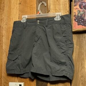 Columbia Women's Charcoal Cargo Shorts